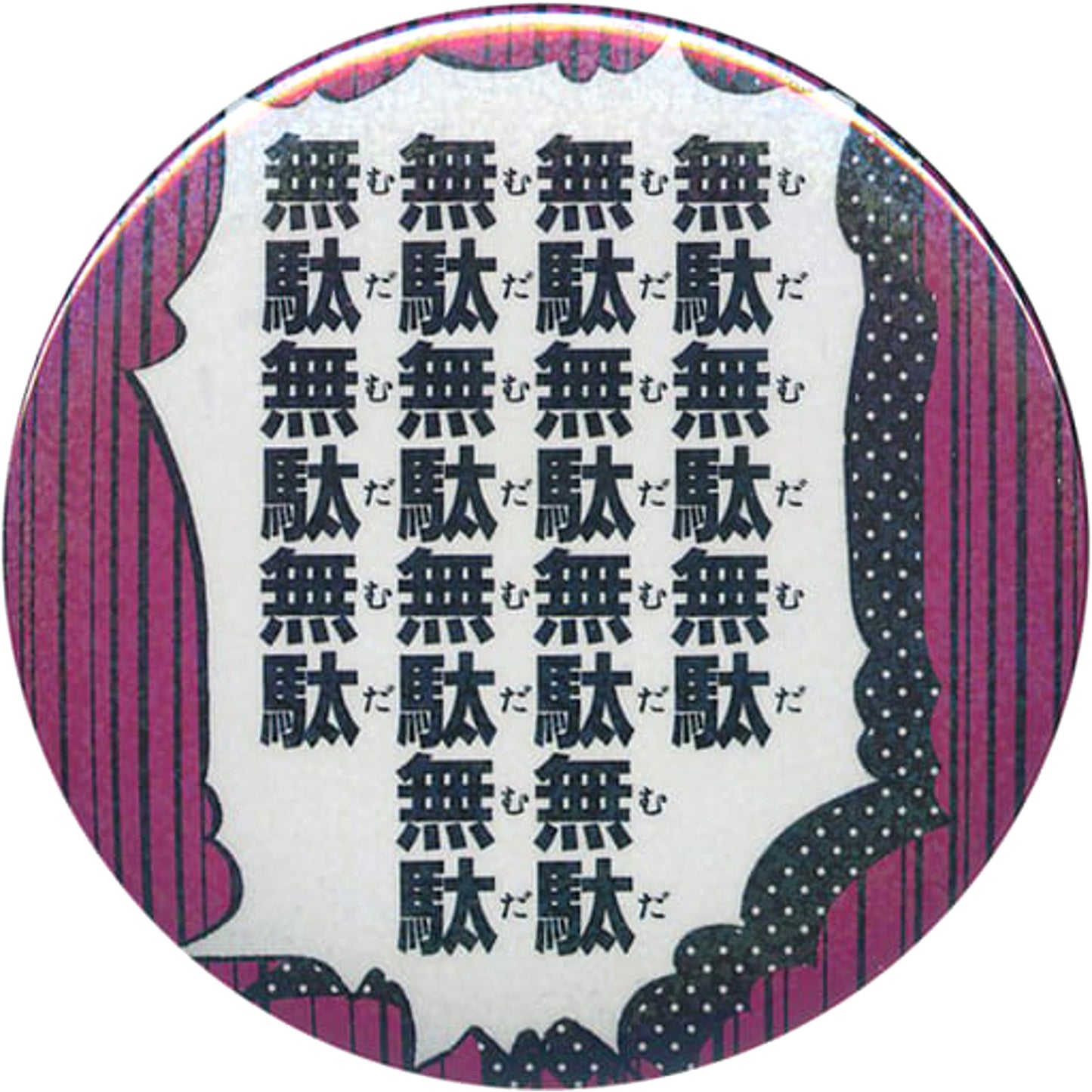 JoJo's Bizarre Adventure Part 3: Stardust Crusaders Muda Muda Muda Collection Can Badge 50th Anniversary Weekly Shonen Jump Exhibition Vol.2 Limited Buttons [USED]