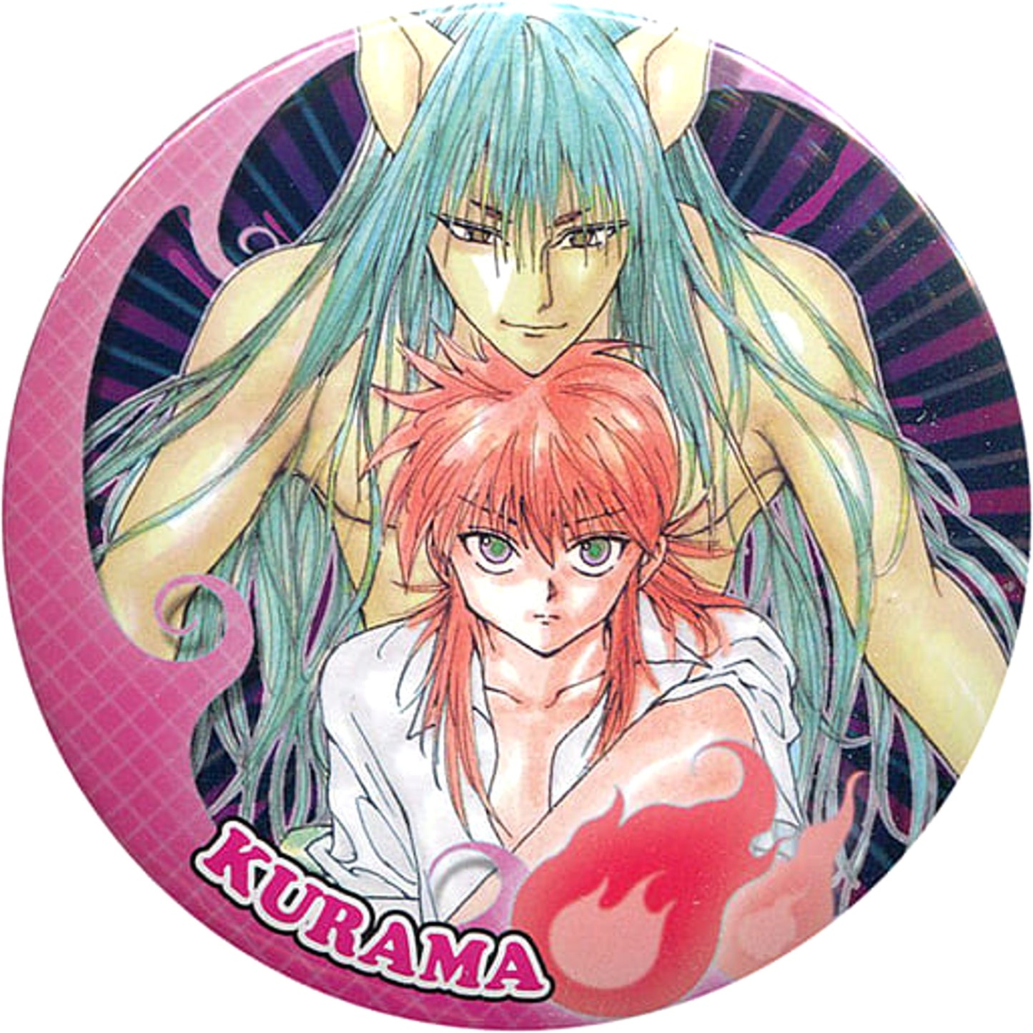 Yu Yu Hakusho Kurama Yoko Kurama Collection Can Badge 50th Anniversary Weekly Shonen Jump Exhibition Vol.2 Limited Buttons [USED]