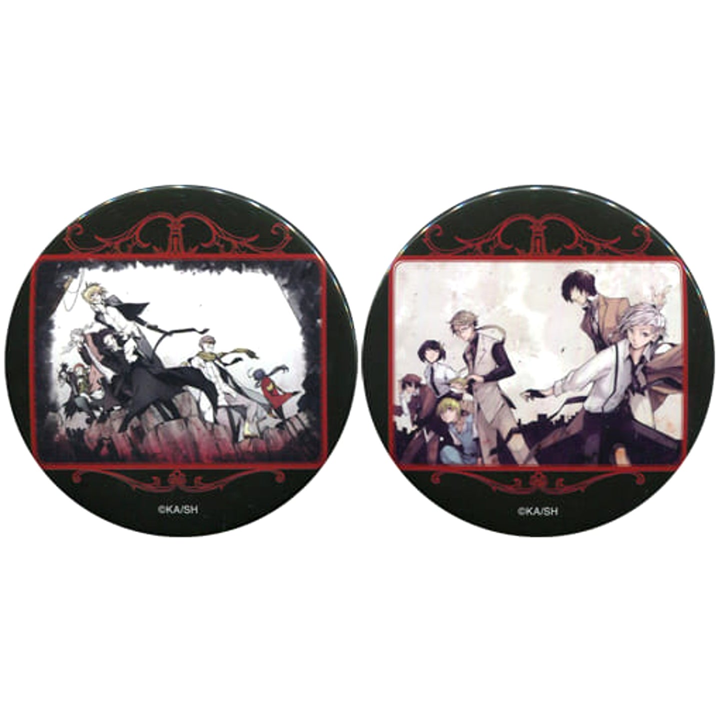 Osamu Dazai & Others Bungo Stray Dogs Set of 2 Big Button animate Limited Comics Vol.14 Bundled Bonus [USED]