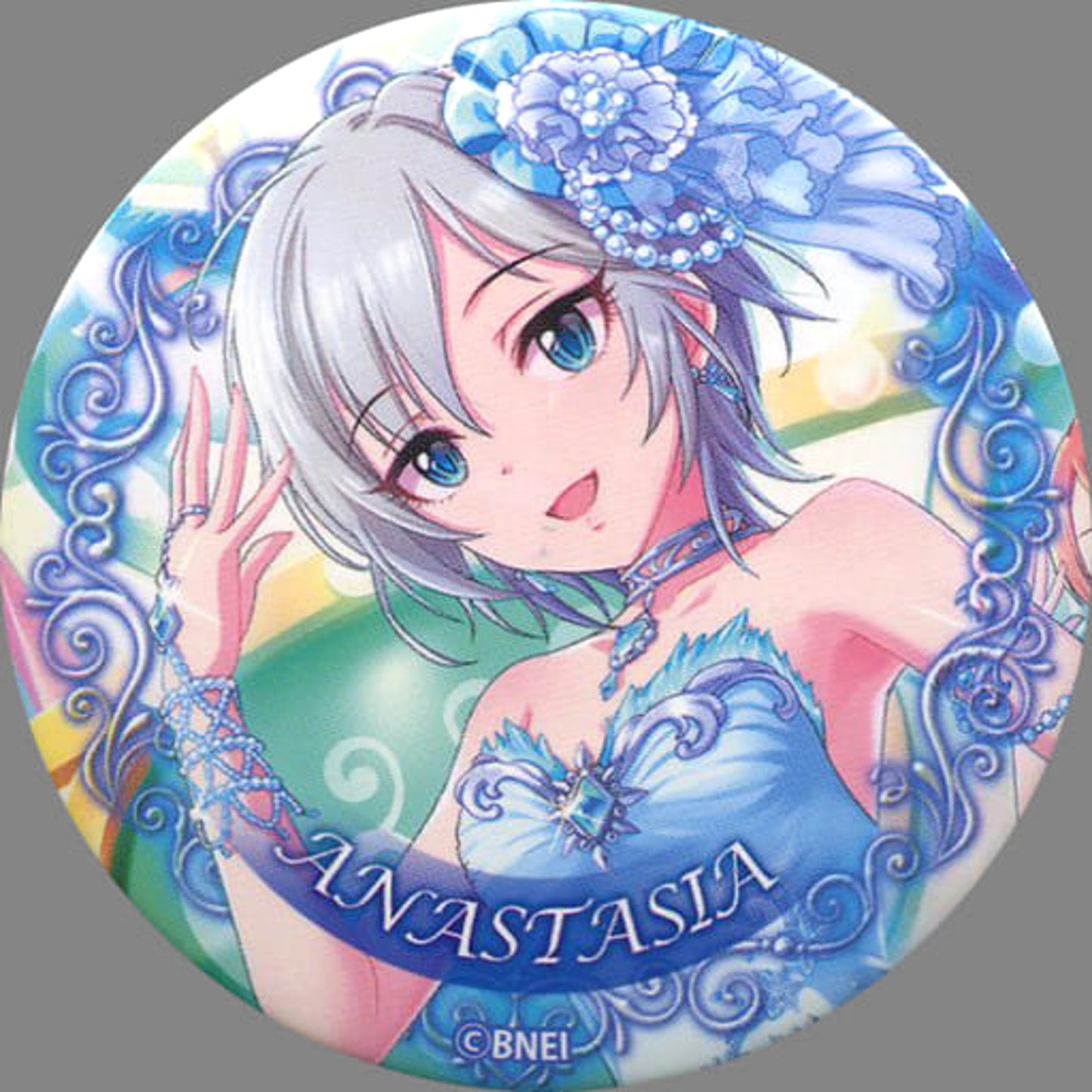 THE IDOLM@STER Cinderella Girls Anastasia Trading Can Badge Vol.1 The IDOLM@STER Tokyu Hands Limited Buttons [USED]