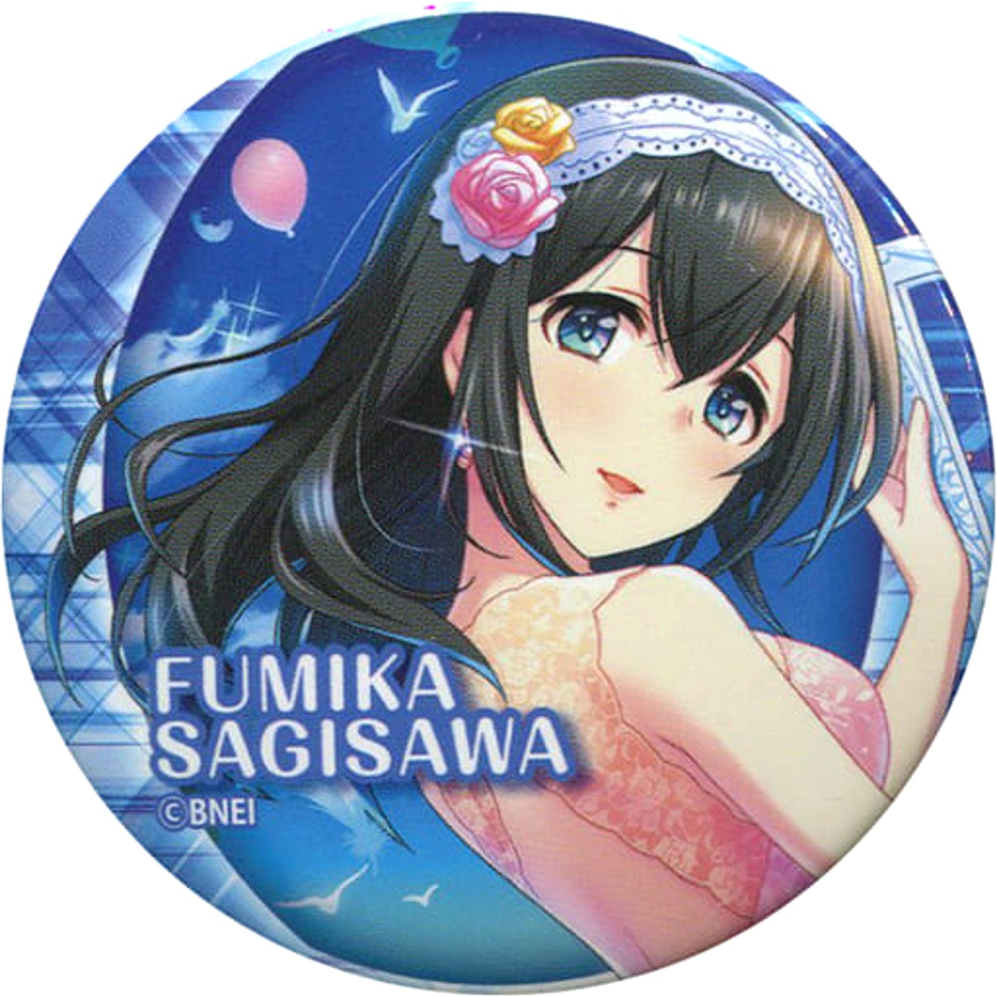 Fumika Sagisawa THE IDOLM@STER Cinderella Girls Random Button Vol.2 The IDOLM@STER Tokyu Hands Limited [USED]