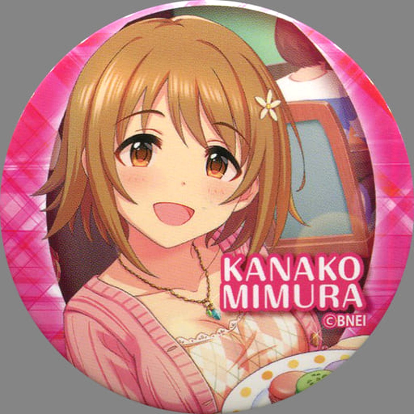 THE IDOLM@STER Cinderella Girls Kanako Mimura Trading Can Badge Vol.2 The IDOLM@STER Tokyu Hands Limited Buttons [USED]