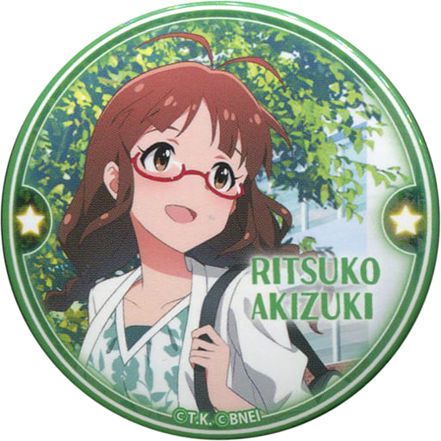 THE IDOLM@STER Million Live! Ritsuko Akizuki Trading Can Badge Vol.3 The IDOLM@STER Tokyu Hands Limited Buttons [USED]