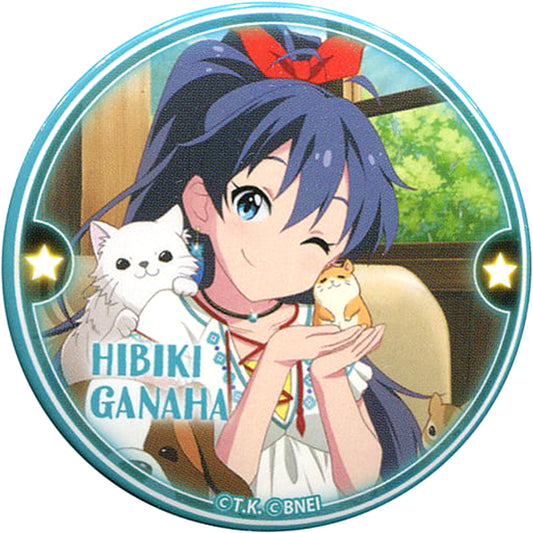 THE IDOLM@STER Million Live! Hibiki Ganaha Trading Can Badge Vol.3 The IDOLM@STER Tokyu Hands Limited Buttons [USED]
