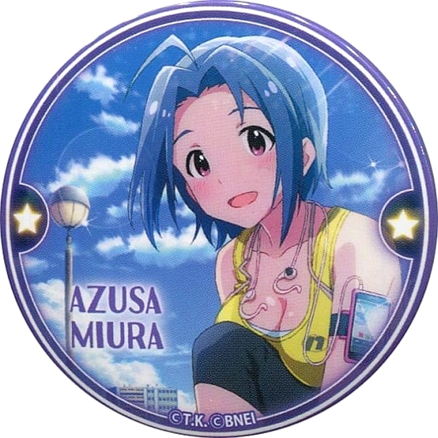 THE IDOLM@STER Million Live! Azusa Miura Trading Can Badge Vol.3 The IDOLM@STER Tokyu Hands Limited Buttons [USED]