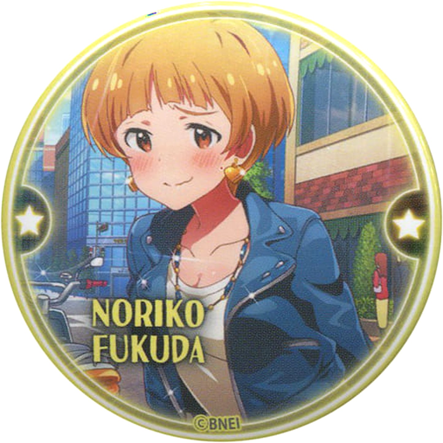THE IDOLM@STER Million Live! Fukuda Noriko Trading Can Badge Vol.3 The IDOLM@STER Tokyu Hands Limited Buttons [USED]