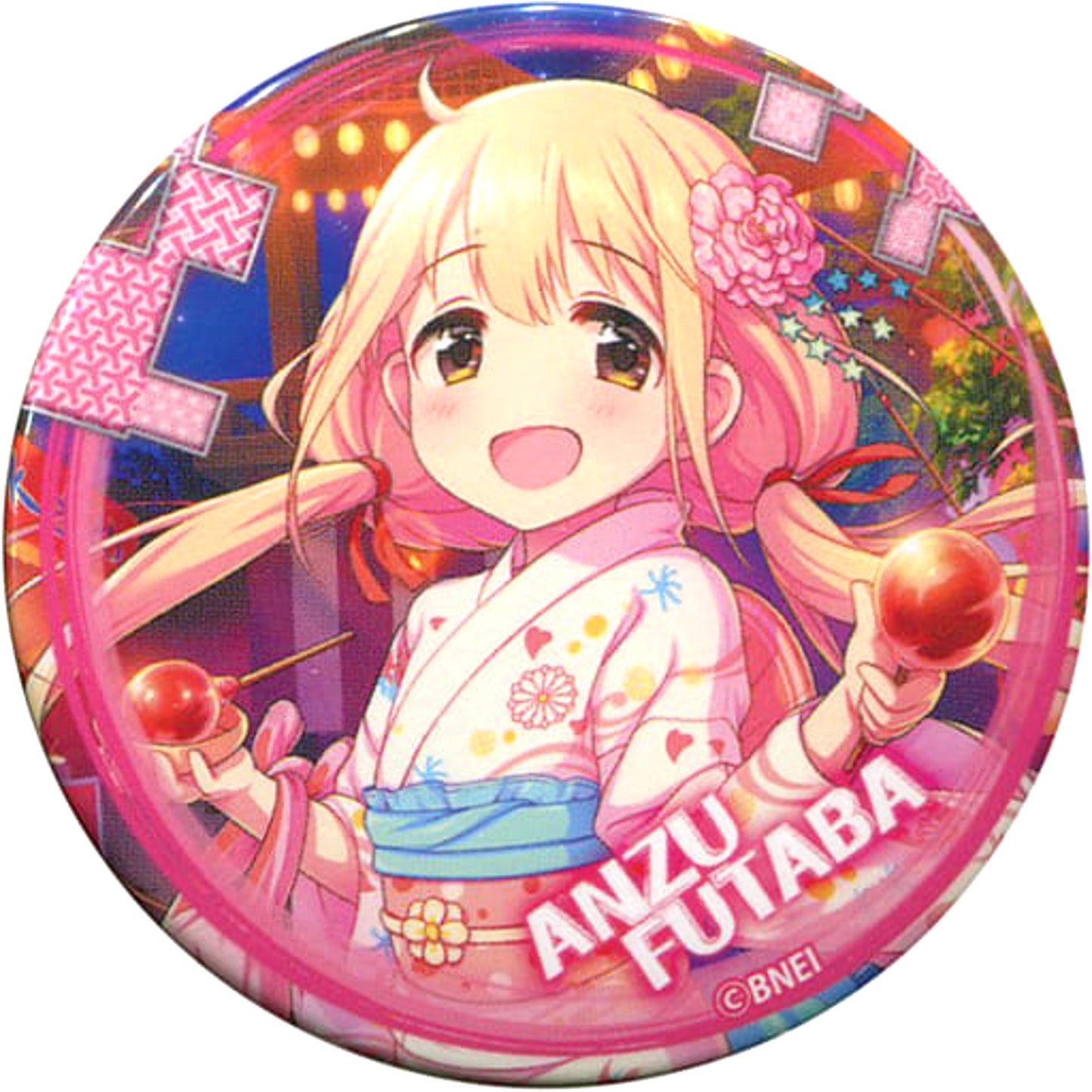THE IDOLM@STER Cinderella Girls Anzu Futaba Trading Can Badge Vol.3 Tokyu Hands Limited Buttons [USED]
