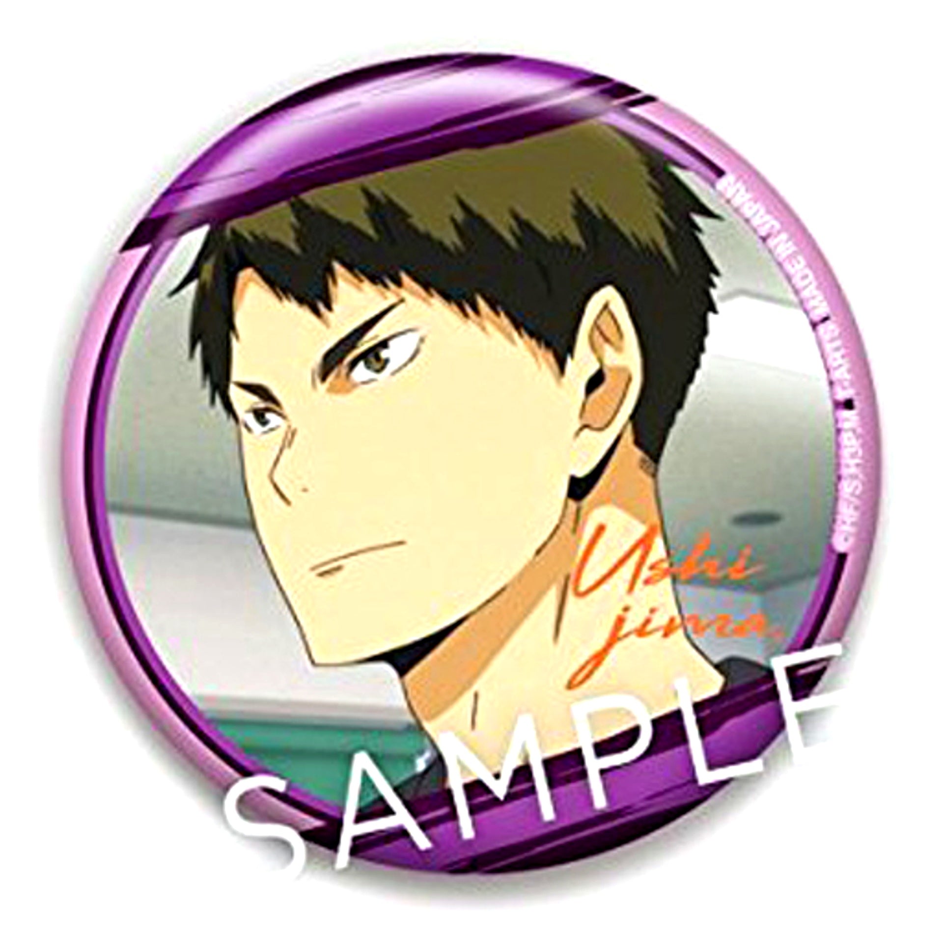 Wakatoshi Ushijima Haikyu!! Passion Button Karasuno High School VS Shiratorizawa [USED]