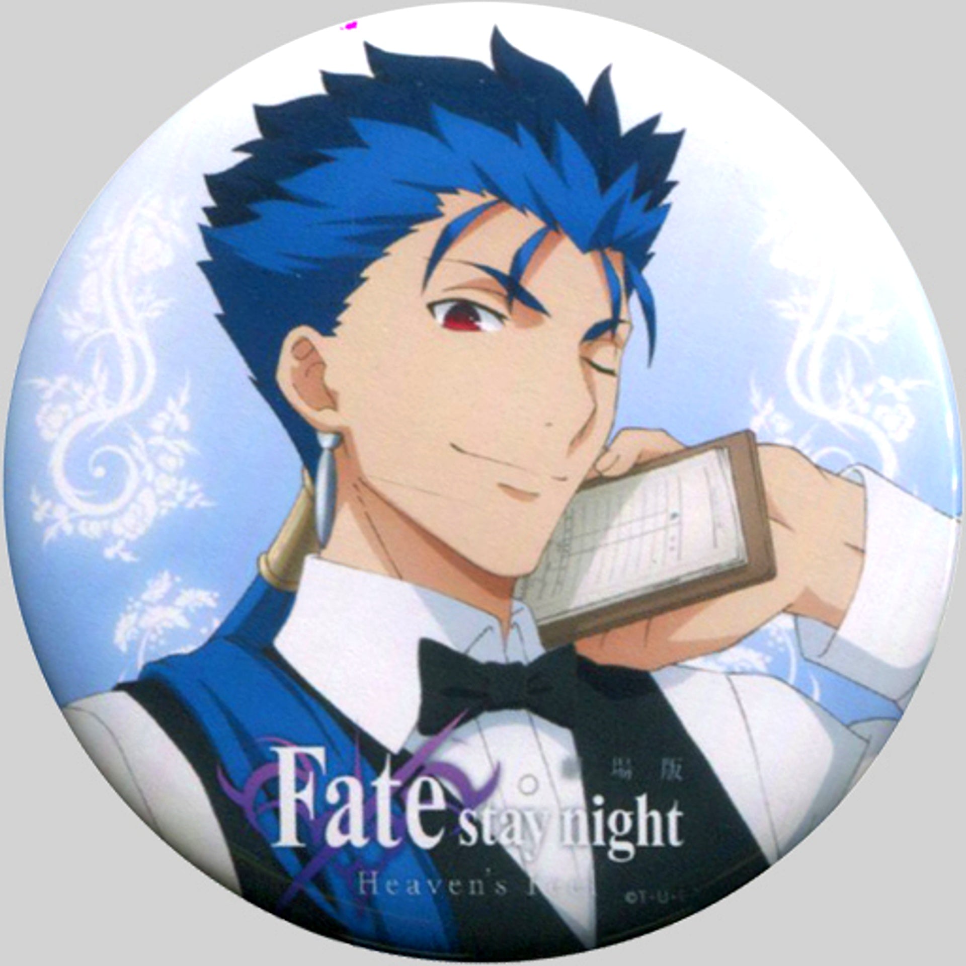 Lancer Fate/stay night Button Menu Order Bonus Amusement Lottery Prize Movie Fate/stay night Heaven's Feel x ufotable DINING [USED]