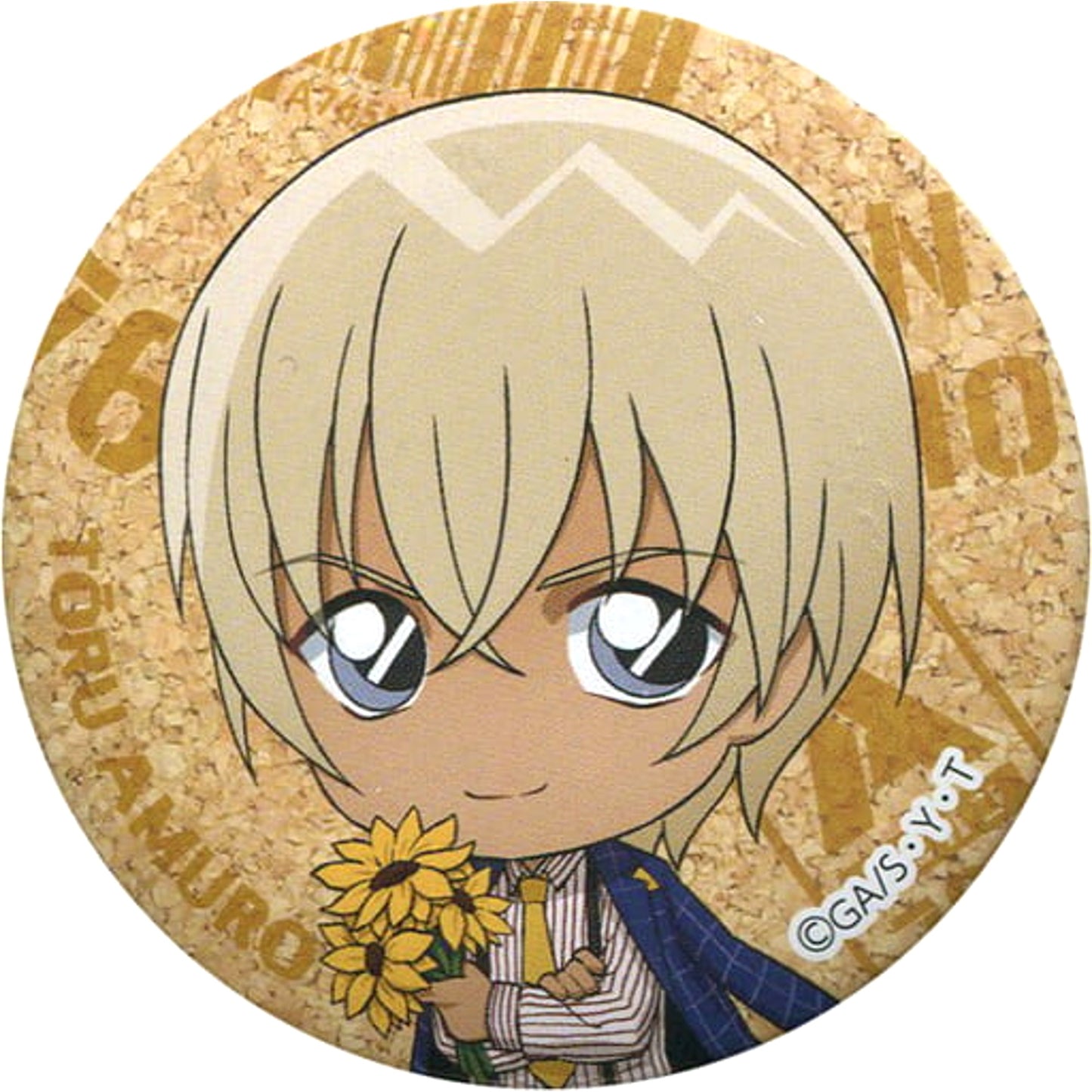 Toru Amuro Upper Body Detective Conan Button 765 Broadcasting Station: Anion Station Exclusive [USED]