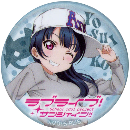 Love Live! Sunshine!! X 7 Eleven Yoshiko Tsushima Can Badge Uranohoshi Girls' High School Purchasing Department Limited Target Product Purchase Privilege Buttons [USED]