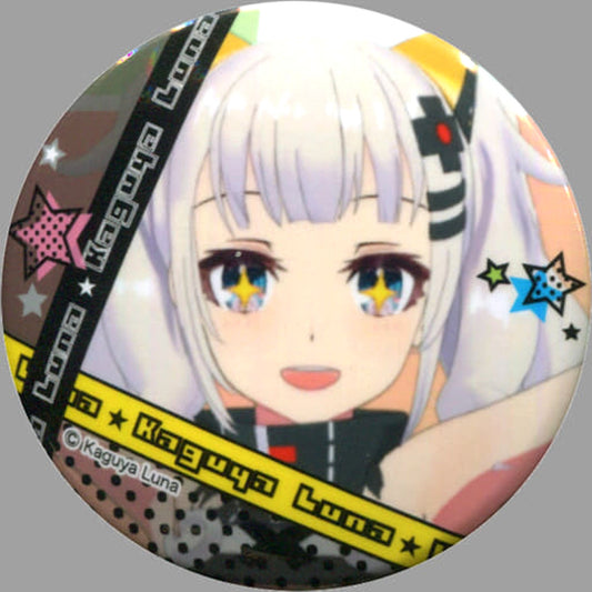 Vtuber Kaguya Luna Eyes Sparkle Trading Can Badge Animejapan 2018 Limited Buttons [USED]