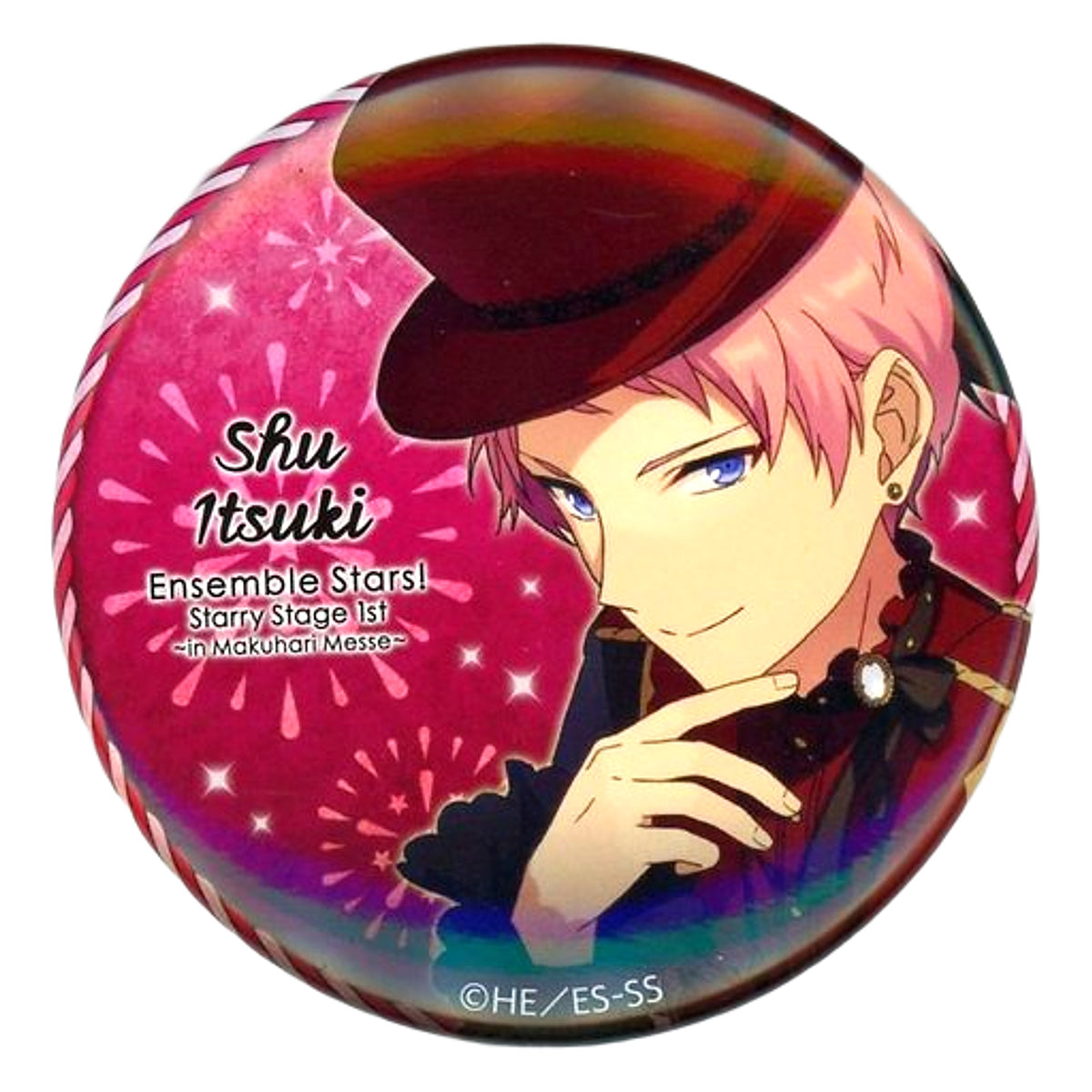 Shu Itsuki Ensemble Stars! Starry Stage 1st in Makuhari Messe Character Badge Collection Can Badge [USED]