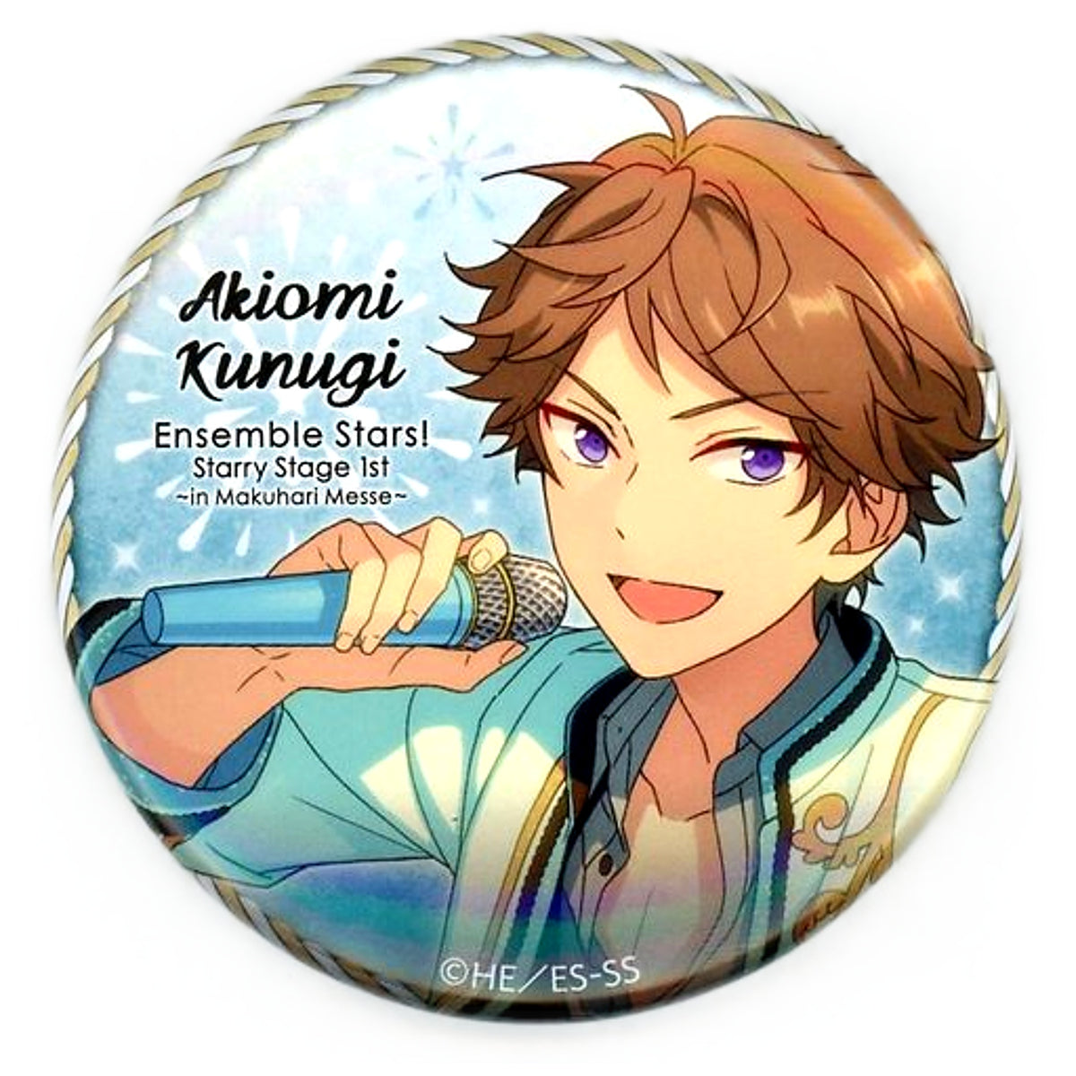 Akiomi Kunugi Ensemble Stars! Starry Stage 1st in Makuhari Messe Character Badge Collection Can Badge [USED]