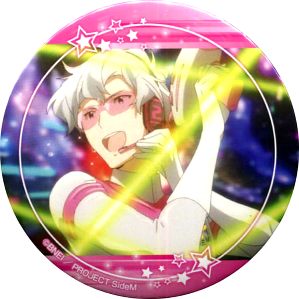 THE IDOLM@STER SideM Michio Hazama Original Can Badge Five-St@r Party!! Limited Character Set Purchase Benefits Buttons [USED]