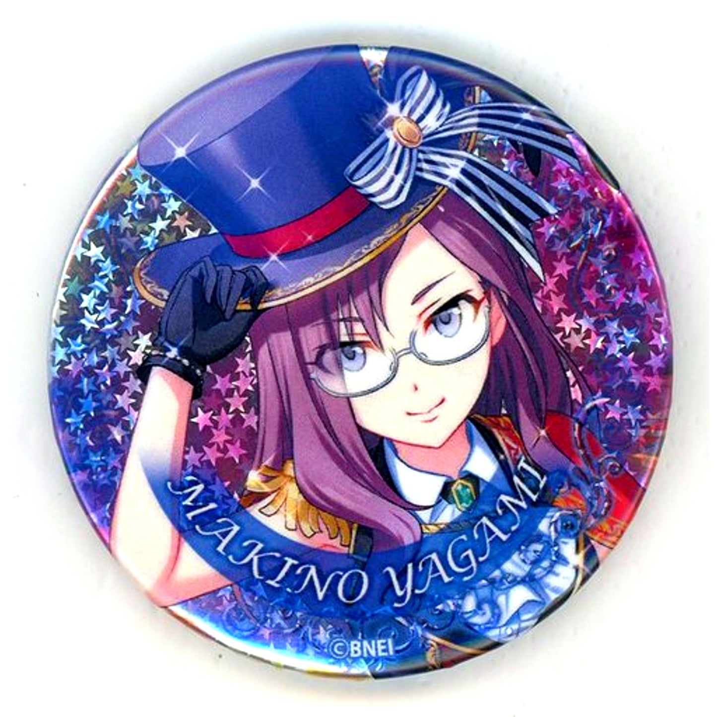 Makino Yagami - Hologram The Idolmaster Cinderella Girls Trading Badge Vol.1 The Idolmaster x Tokyu Hands Limited [USED]
