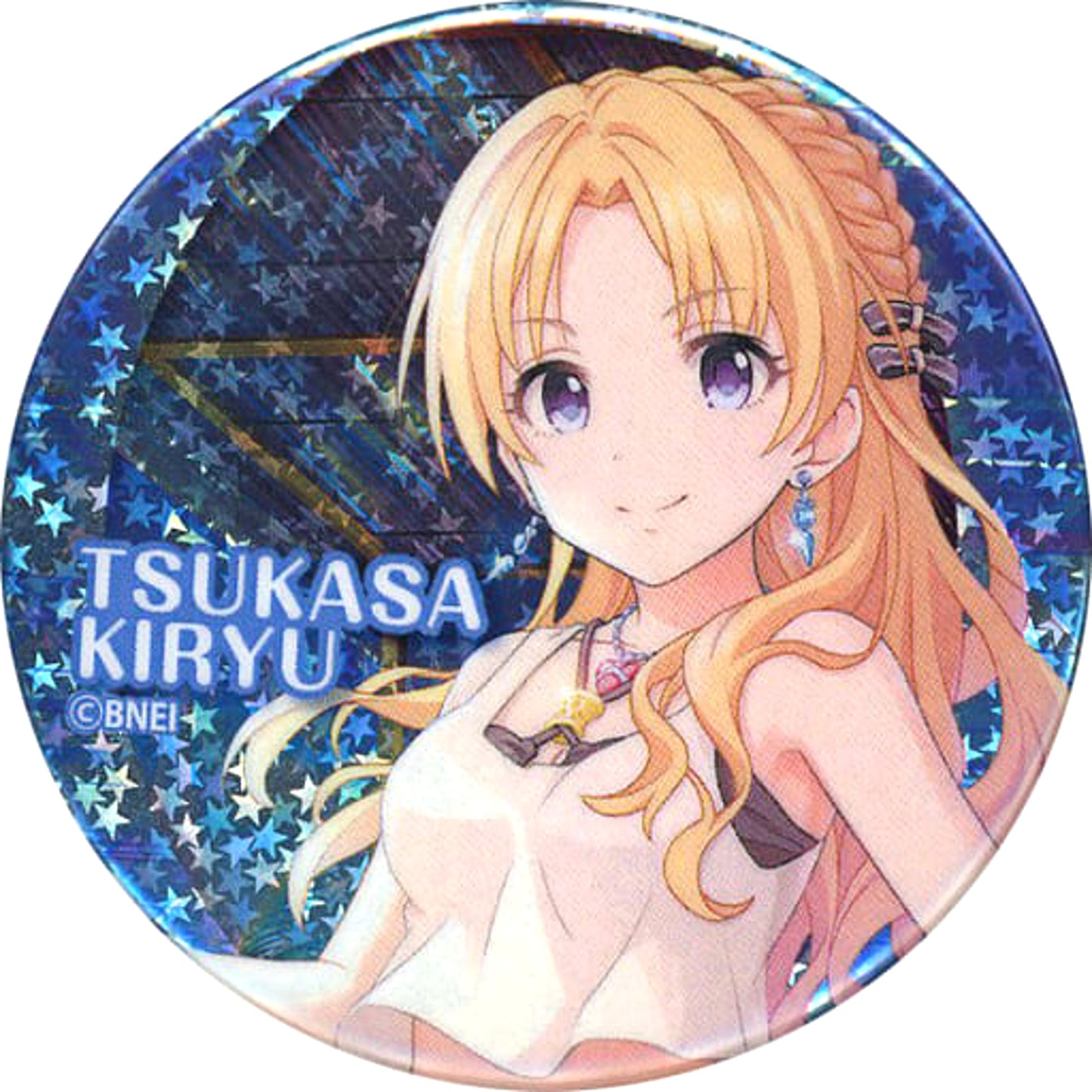 THE IDOLM@STER Cinderella Girls Tsukasa Kiryu Hologram Trading Can Badge Vol.2 Tokyu Hands Limited Buttons [USED]