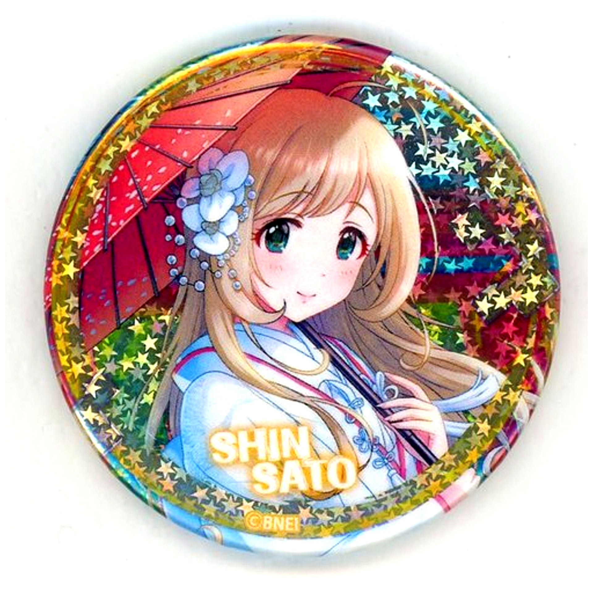 Shin Sato - Hologram The Idolmaster Cinderella Girls Trading Badge Vol.3 The Idolmaster x Tokyu Hands Limited [USED]