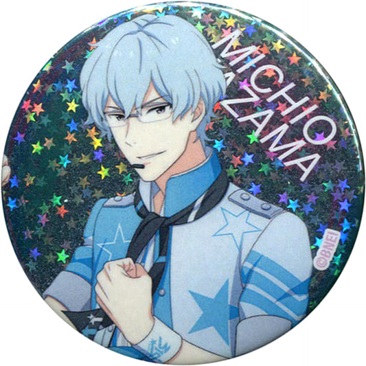 THE IDOLM@STER SideM Michio Hazama Hologram Trading Can Badge Vol.3 Tokyu Hands Limited Buttons [USED]