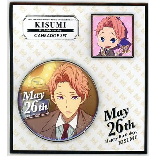 Kisumi Shigino Free! Timeless Medley Precious Birthday Button Set [USED]