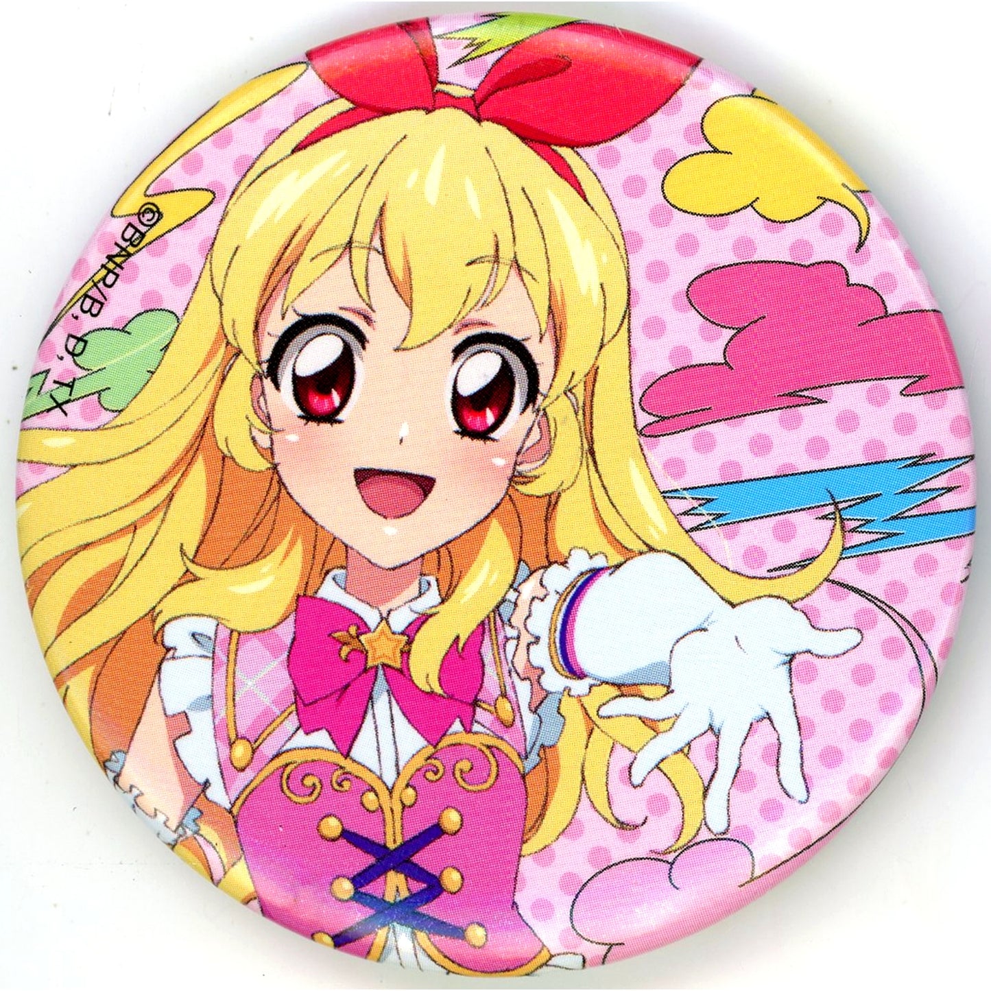 Ichigo Hoshimiya Character Badge Collection A Aikatsu! [USED]