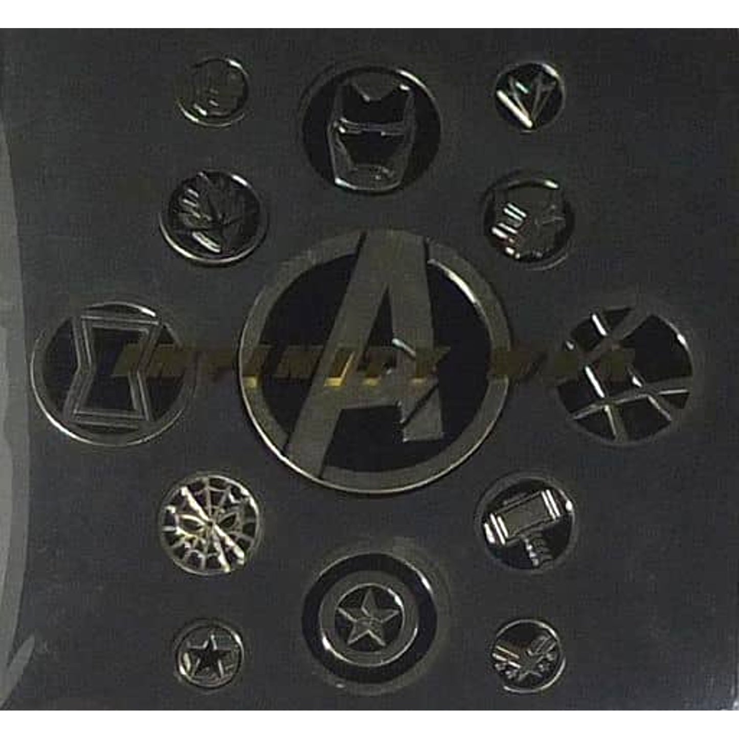 Avengers: Infinity War Symbol Logo Mark Lapel Pin 1 Set of 3 Buttons [USED]