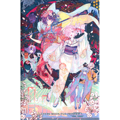Main Visual Fate/Grand Order Japanese Paper Style Square Button Edo Festival Coloring the Waterside x Fate/Grand Order [USED]