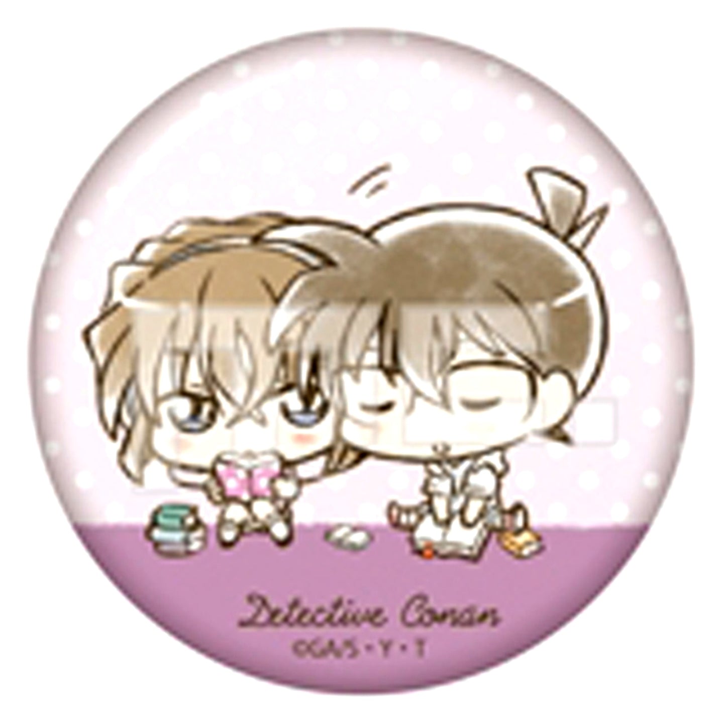 Conan and Haibara Detective Conan Have fun Series Button Collection [USED]