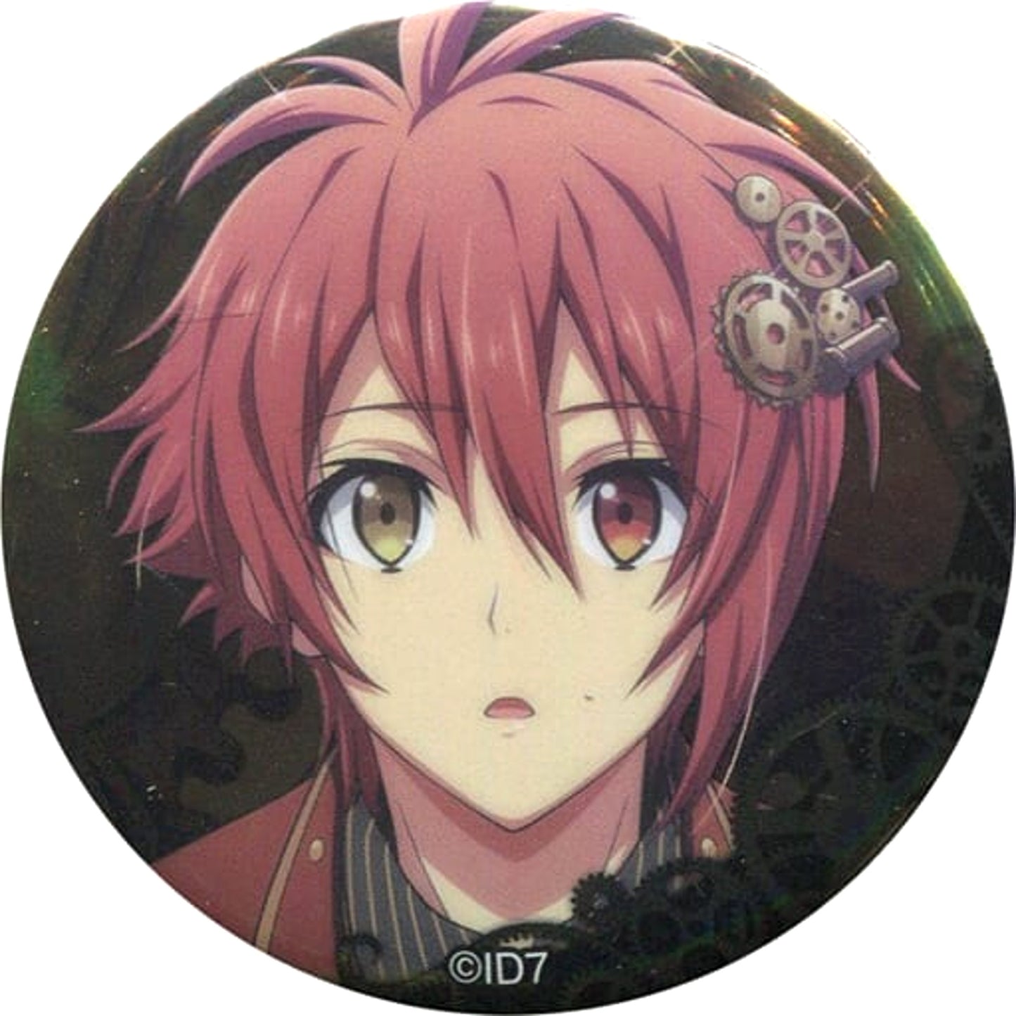 Riku Nanase IDOLiSH7 Chara Badge Collection Mechanical Lullaby Card Ver. [USED]