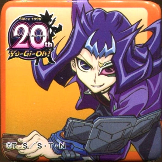 Yu-Gi-Oh! Ryoga Kamishiro Cube Collection Can Badge 20th Exhibition Lord of Duelist Limited Buttons [USED]