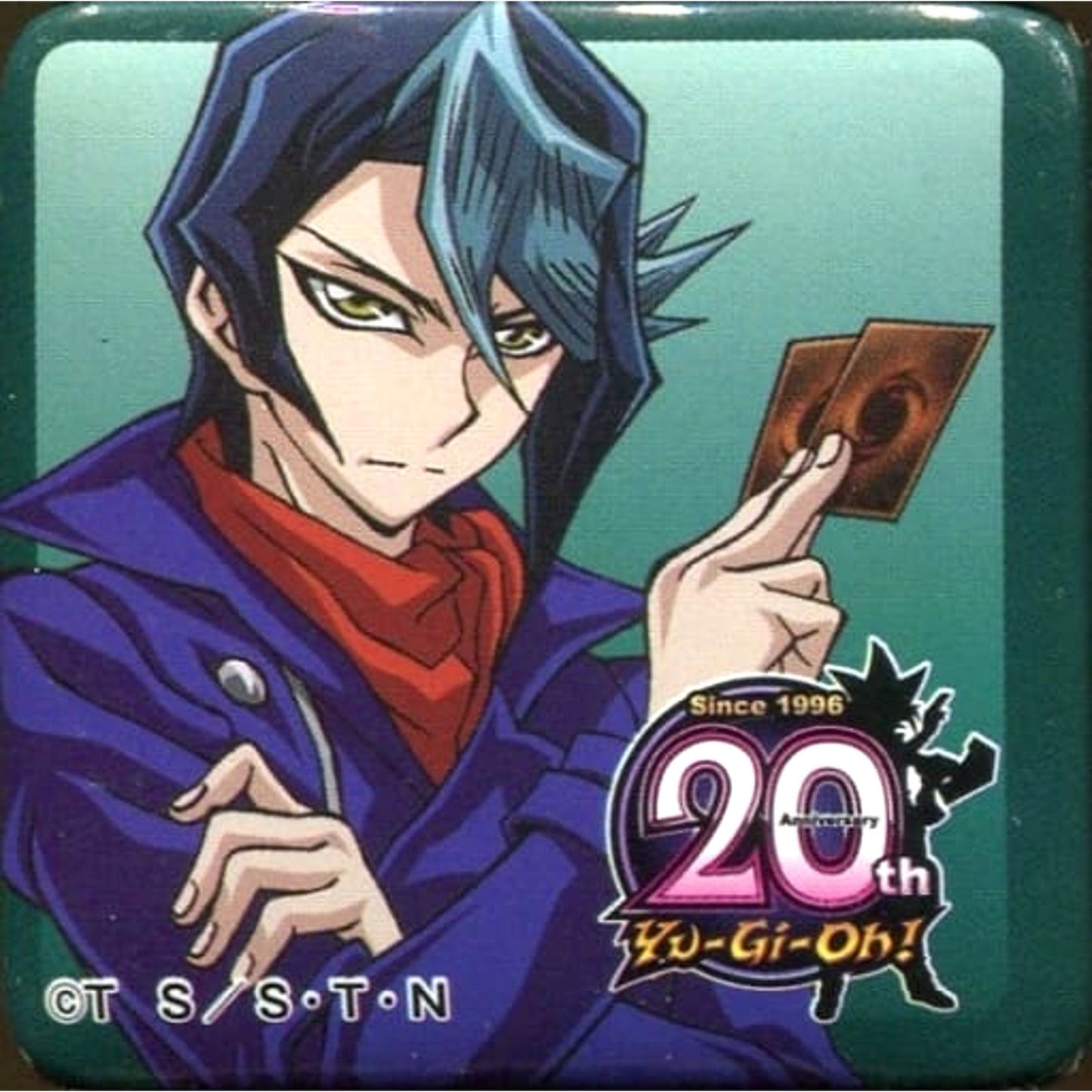 Yu-Gi-Oh! Shun Kurosaki Cube Collection Can Badge 20th Exhibition Lord of Duelist Limited Buttons [USED]