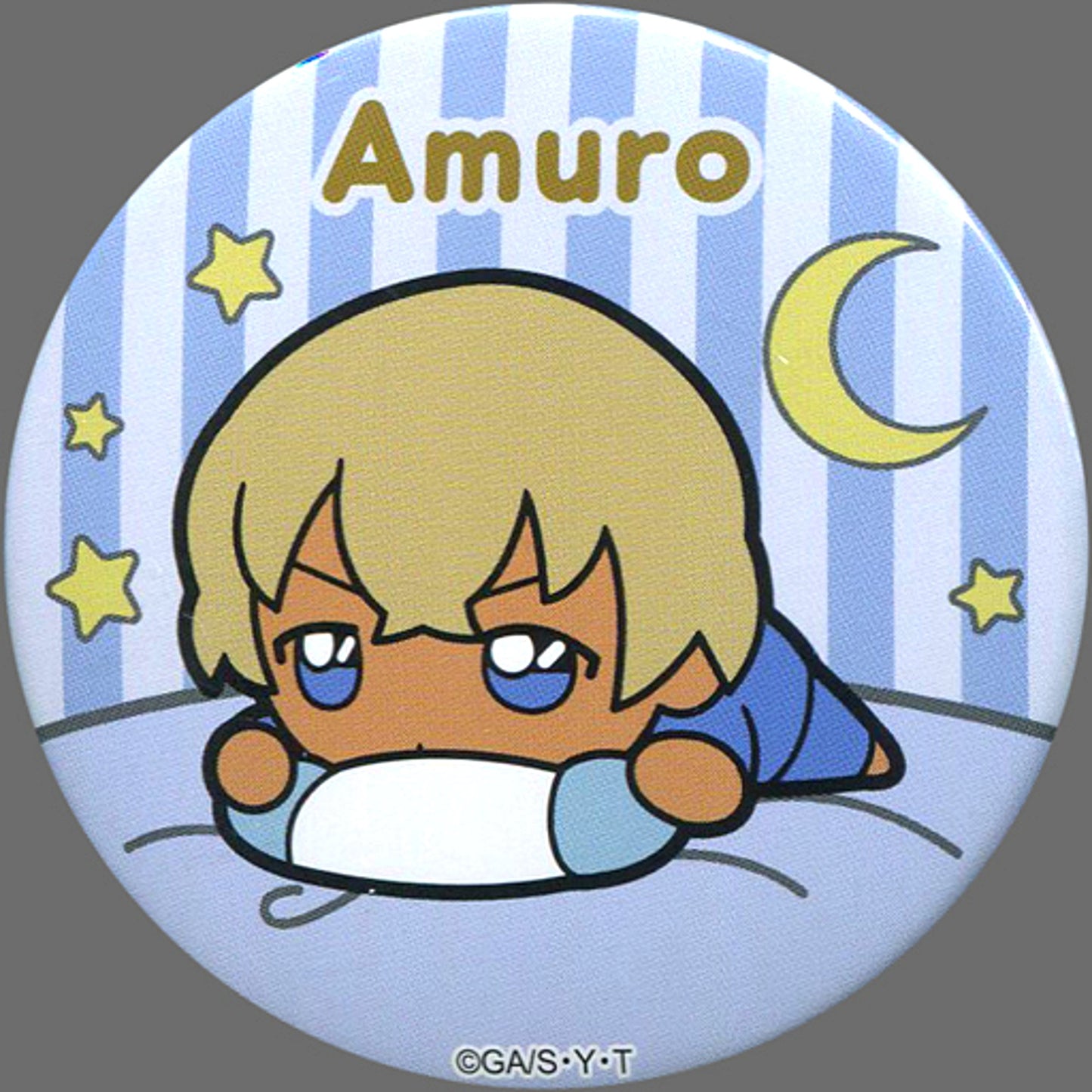 Secret Toru Amuro Face Down Background Star Detective Conan Ltd Design Button UFO Catcher Campaign 2nd UFO Catcher Bonus [USED]