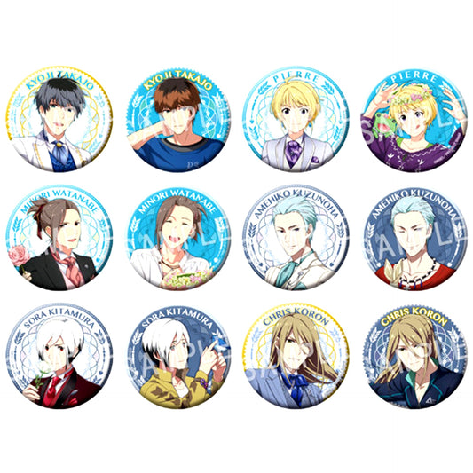 Set of 12 The Idolmaster SideM Trading Badge Happy Resort Wedding Ver. [USED]