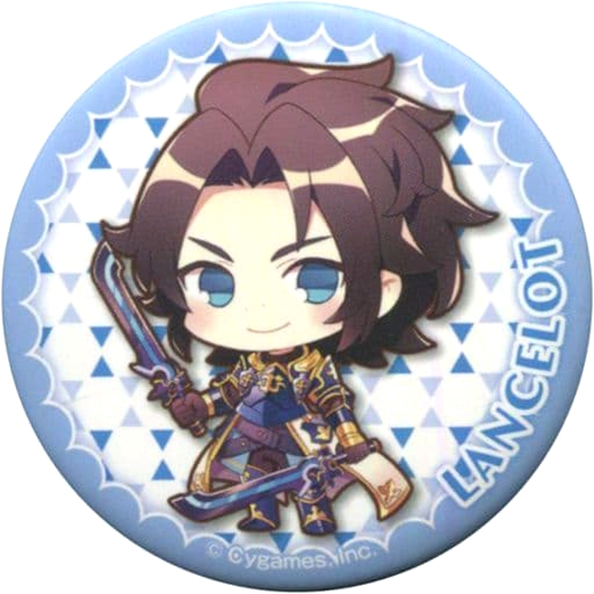 Granblue Fantasy Lancelot Trading Can Badge animate Girls Festival 2017 Limited Buttons [USED]