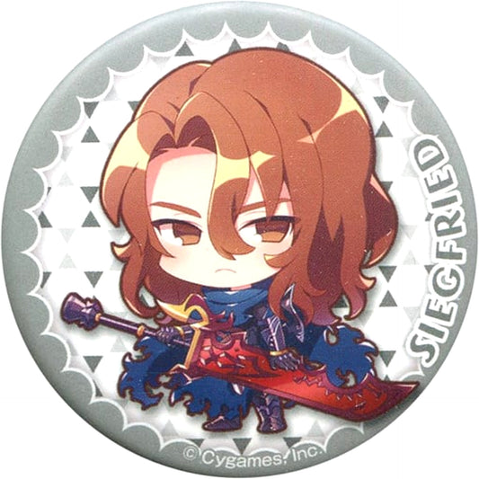 Granblue Fantasy Siegfried Trading Can Badge animate Girls Festival 2017 Limited Buttons [USED]