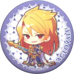 Granblue Fantasy Aglovale Trading Can Badge animate Girls Festival 2017 Limited Buttons [USED]