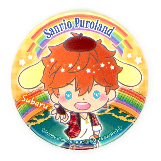 Subaru Akehoshi Ensemble Stars! X Sanrio Characters in Sanrio Puroland Round Can Badge Vol.1 Can Badge [USED]