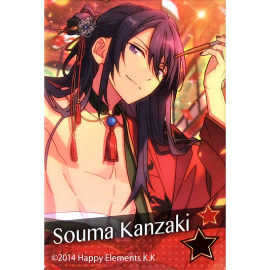 Souma Kanzaki Ensemble Stars! X Lawson Square Badge A Set [USED]