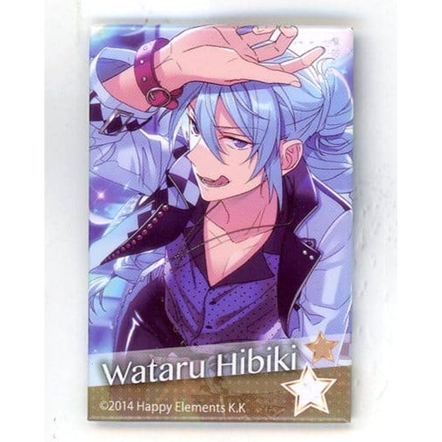 Ensemble Stars! X Lawson Wataru Hibiki Square Badge B Set Buttons [USED]