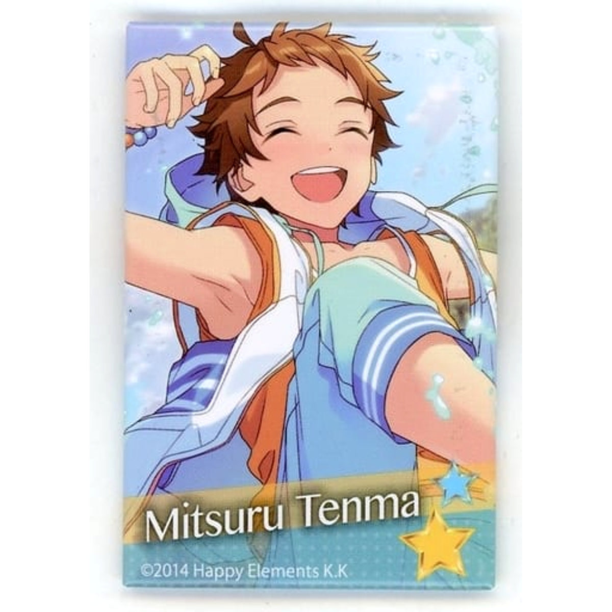 Ensemble Stars! X Lawson Mitsuru Tenma Square Badge Buttons [USED]