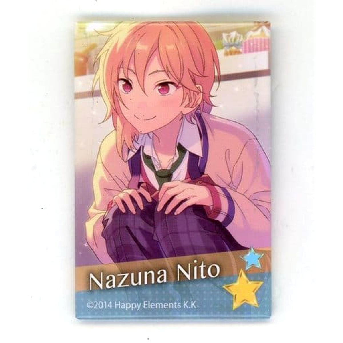 Ensemble Stars! X Lawson Nazuna Nito Square Badge Buttons [USED]