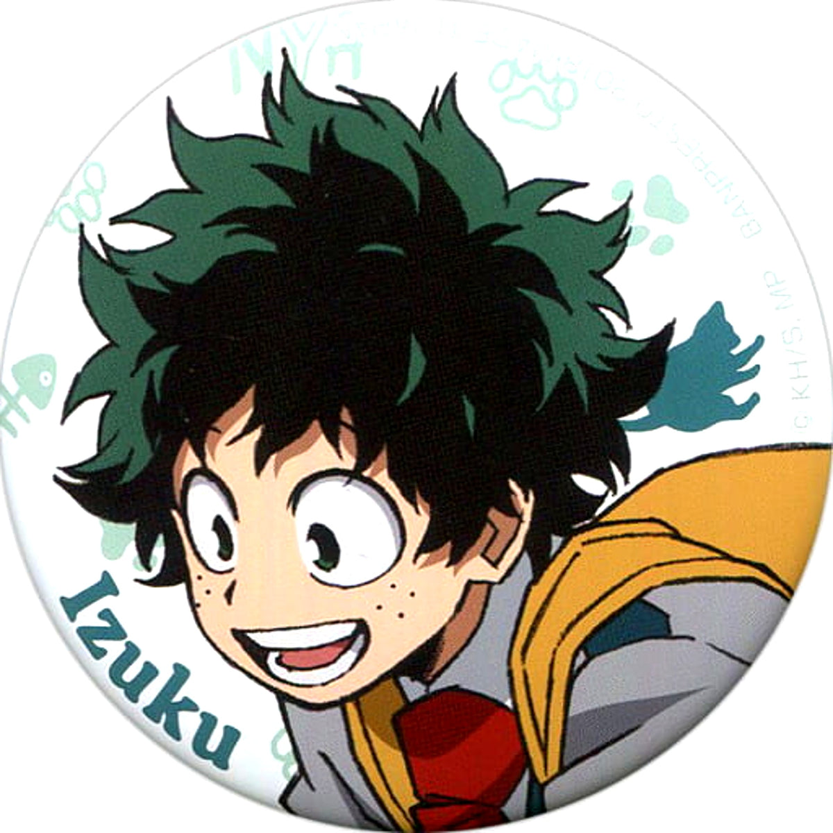 Izuku Midoriya My Hero Academia Ichiban Kuji A Break with The Cat Button Prize F [USED]