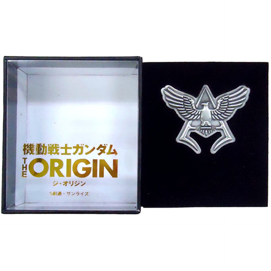 Emblem Mobile Suit Gundam THE ORIGIN Rise of the Red Comet Red Comet Brooch Theater Goods [USED]