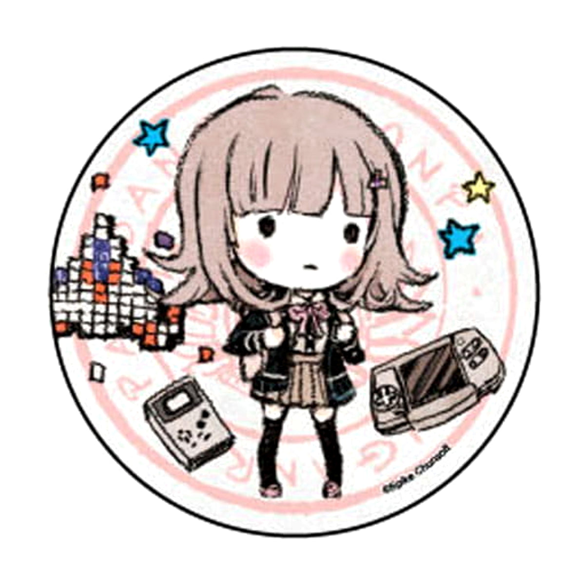 Danganronpa 1-2 Reload Chiaki Nanami Graph Art Design 02 Can Badge Buttons [USED]