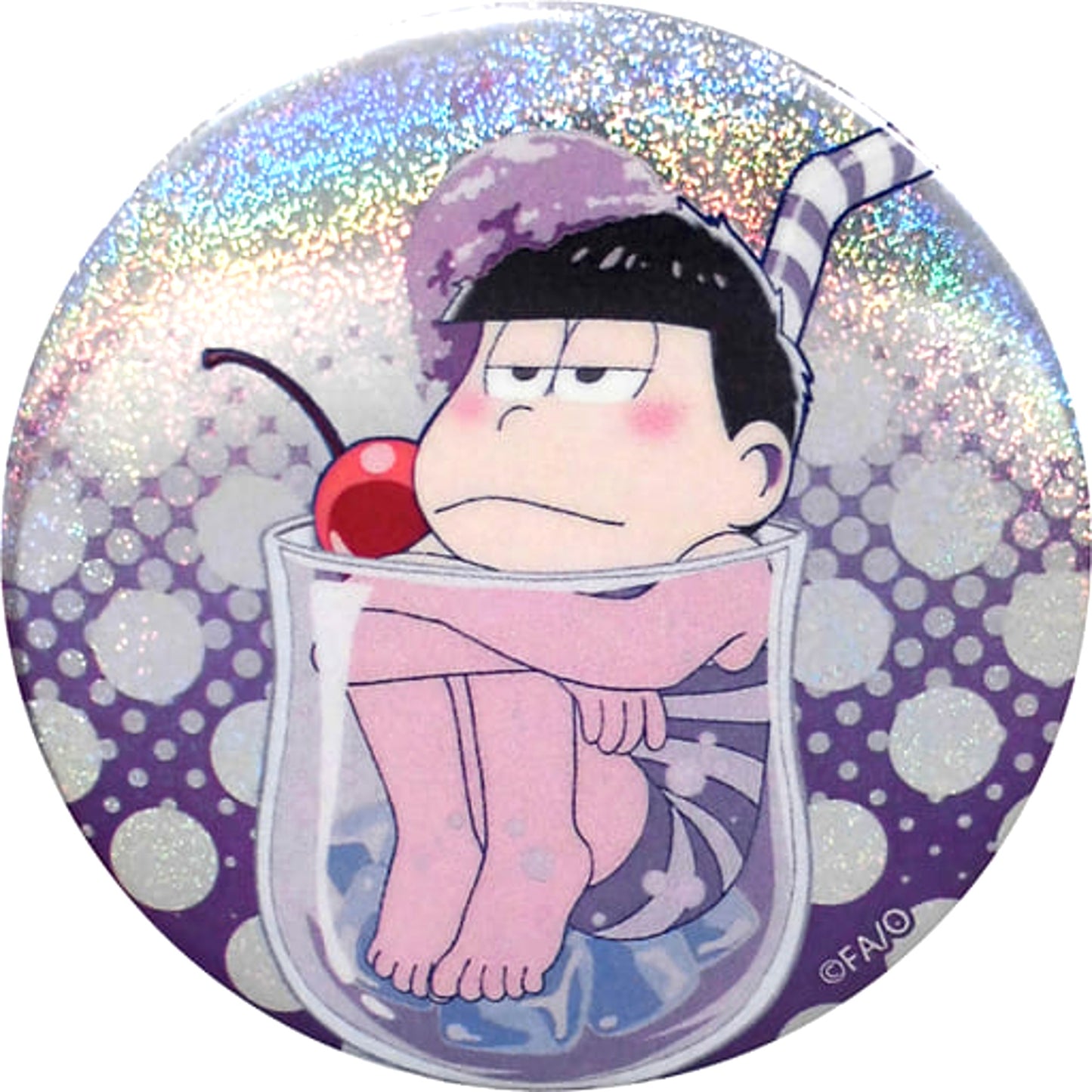 Mr. Osomatsu Ichimatsu Close-up Trading Can Badge Cream Soda Matsu Special Ver. Natsu no Matsu Ichi Limited Buttons [USED]