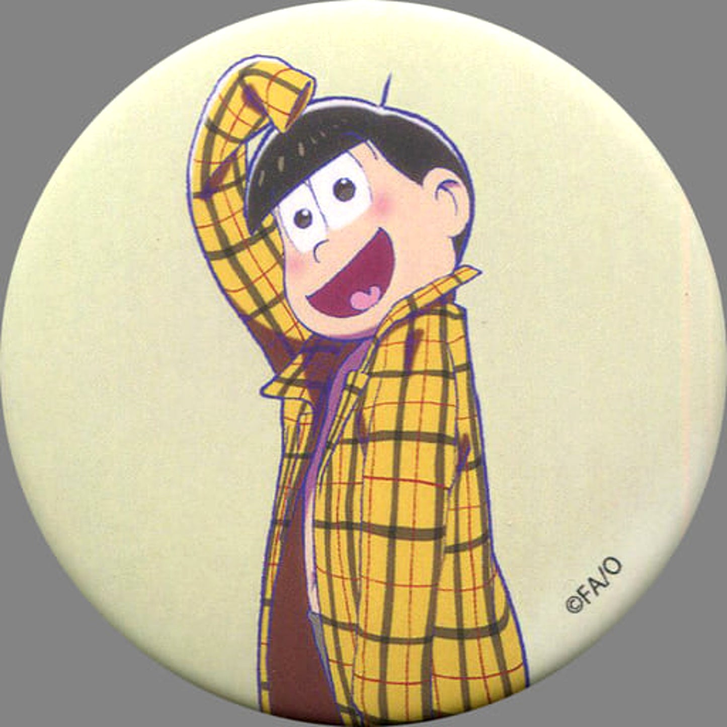 Mr. Osomatsu Jyushimatsu Upper Body Trading Can Badge Gravure Ver.A Fuyu no Matsu Ichi Limited Buttons [USED]