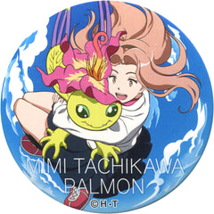 Digimon Adventure tri. Mimi Tachikawa Palmon Dodeka Can Badge Chapter 6 Our Future 5th Theater & Limited Base Limited Buttons [USED]