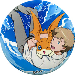 Digimon Adventure tri. Takeru Takaishi Patamon Dodeka Can Badge Chapter 6 Our Future 5th Theater & Limited Base Limited Buttons [USED]