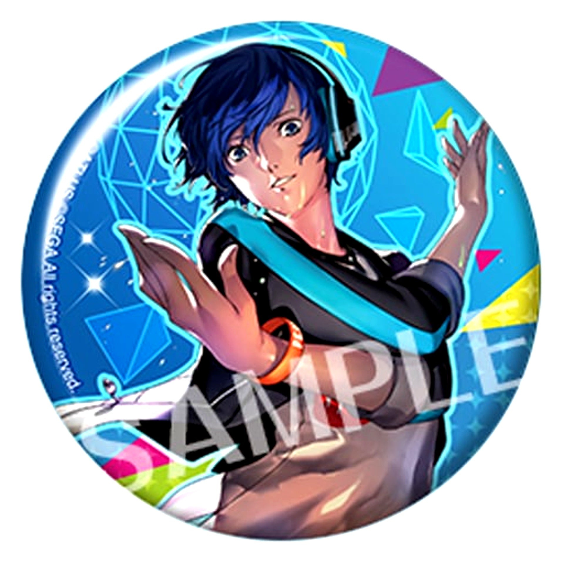 Makoto Yuki Persona 3 Dancing Moon Night and Persona 5 Dancing Star Night Upper Body Trading Badge Collection [USED]