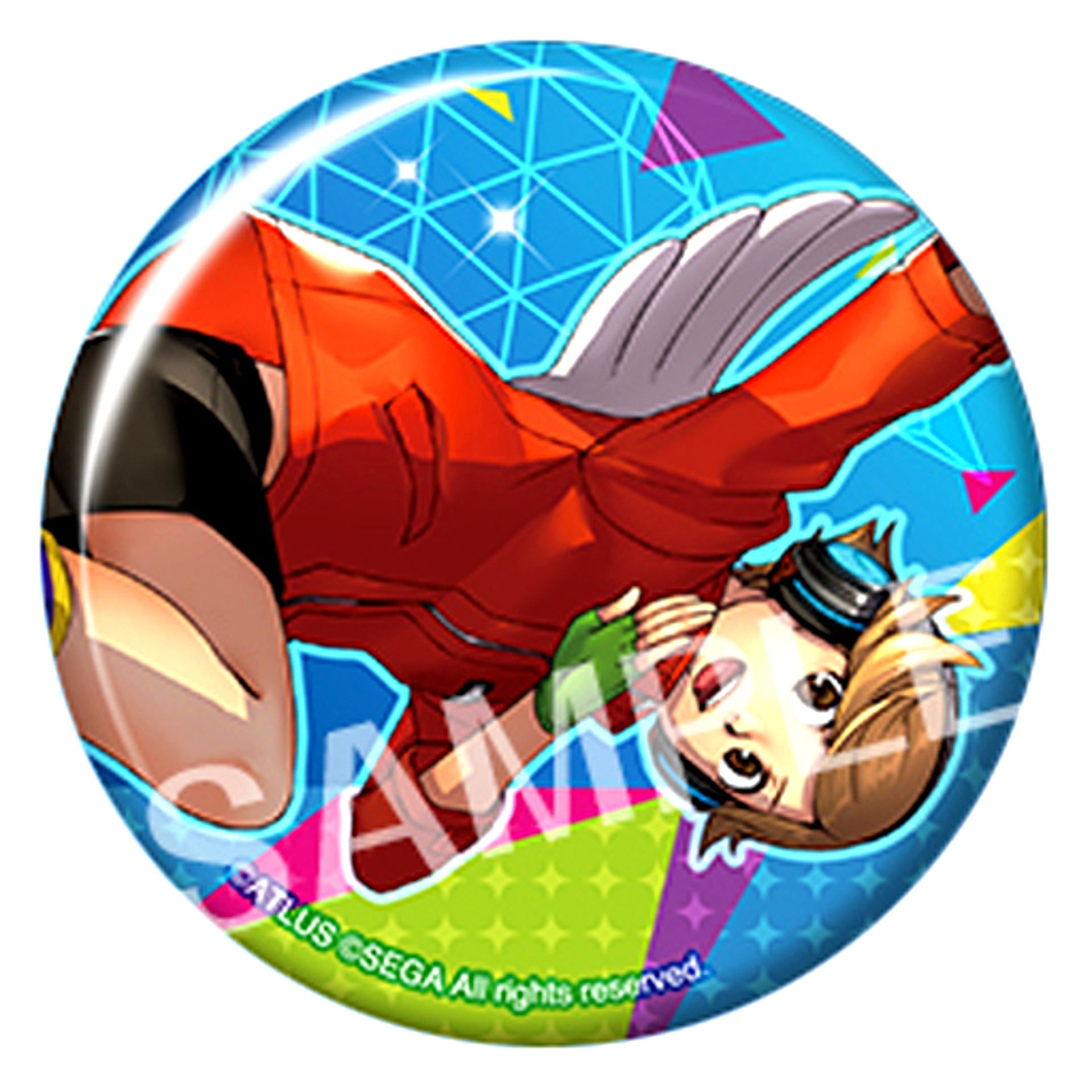 Ken Amada Persona 3 Dancing Moon Night and Persona 5 Dancing Star Night Trading Badge Collection [USED]